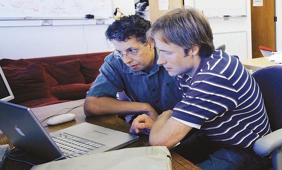 Carl Bergstrom and Jevin West working at the University of Washington